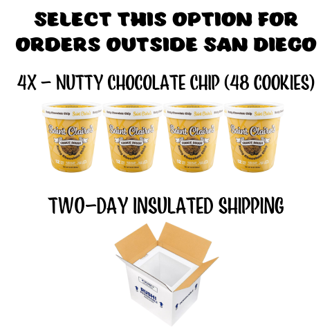 Nutty Chocolate Chip (Shipping - Pack of 4)