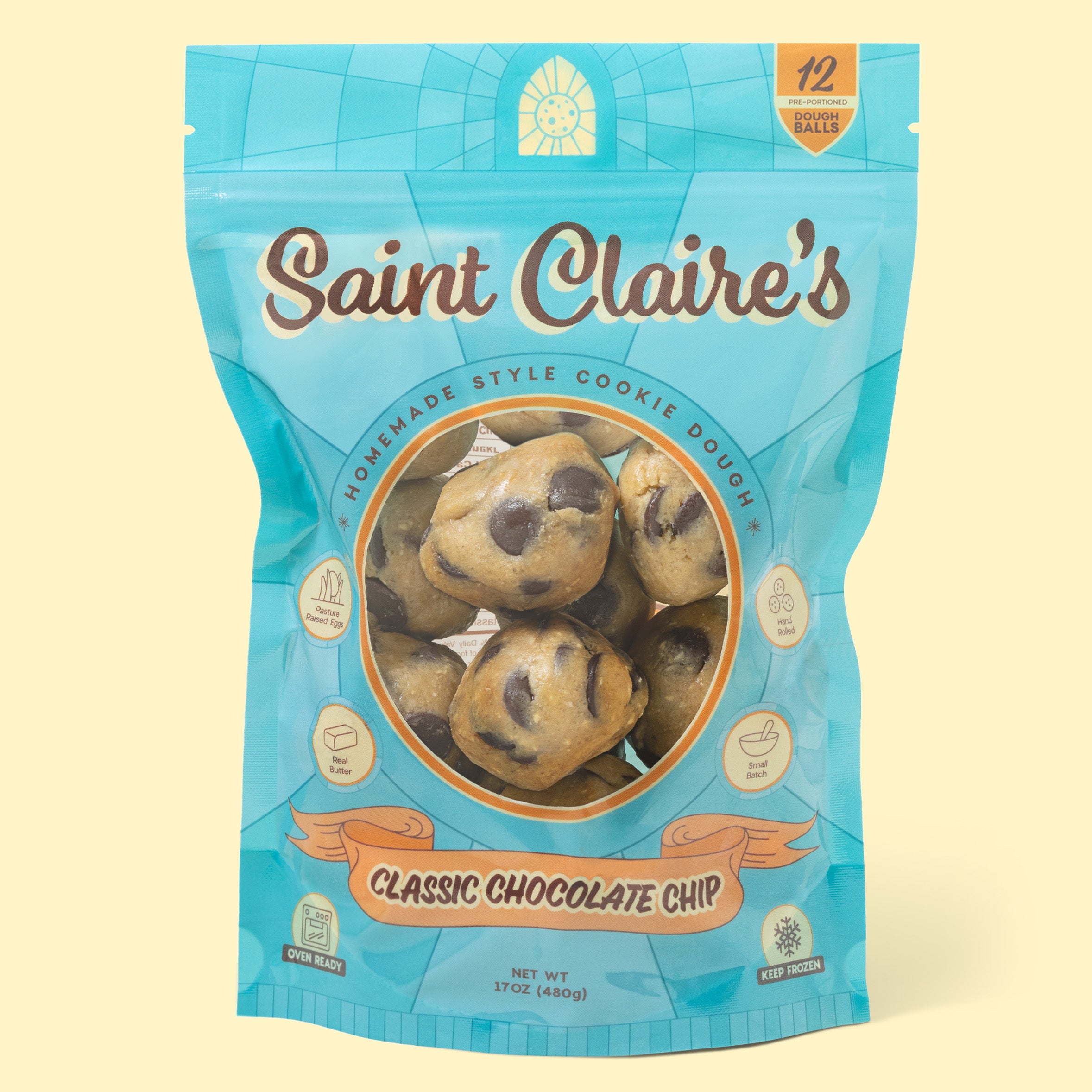 Classic Chocolate Chip - Pack of 4 – Saint Claire's Cookie Dough